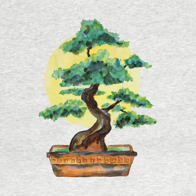 Bonsai Tree Sunshine by ZeichenbloQ